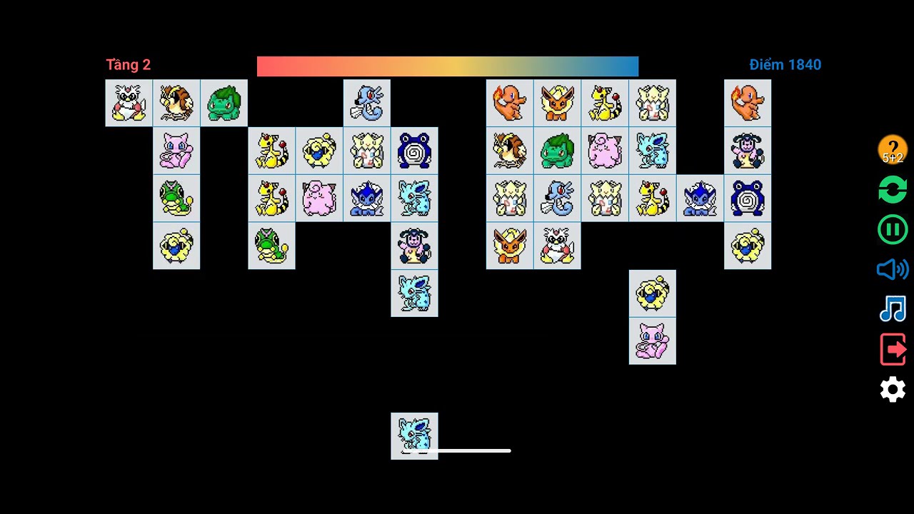 Những cấp độ khó trong game Pikachu